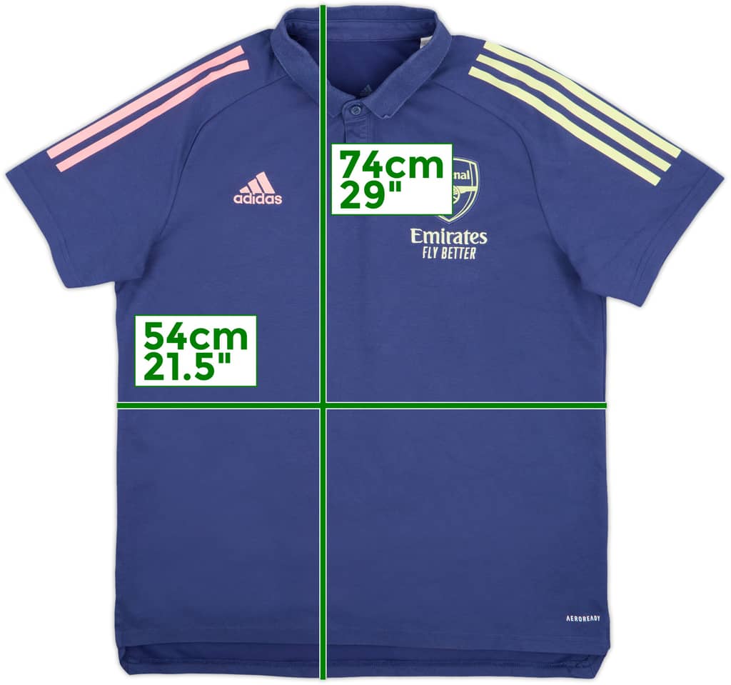 2020-21 Arsenal adidas Polo Shirt - 7/10 - (L)