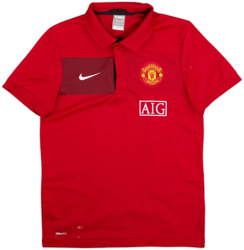 2009-10 Manchester United Nike Polo Shirt - 9/10 - (S)