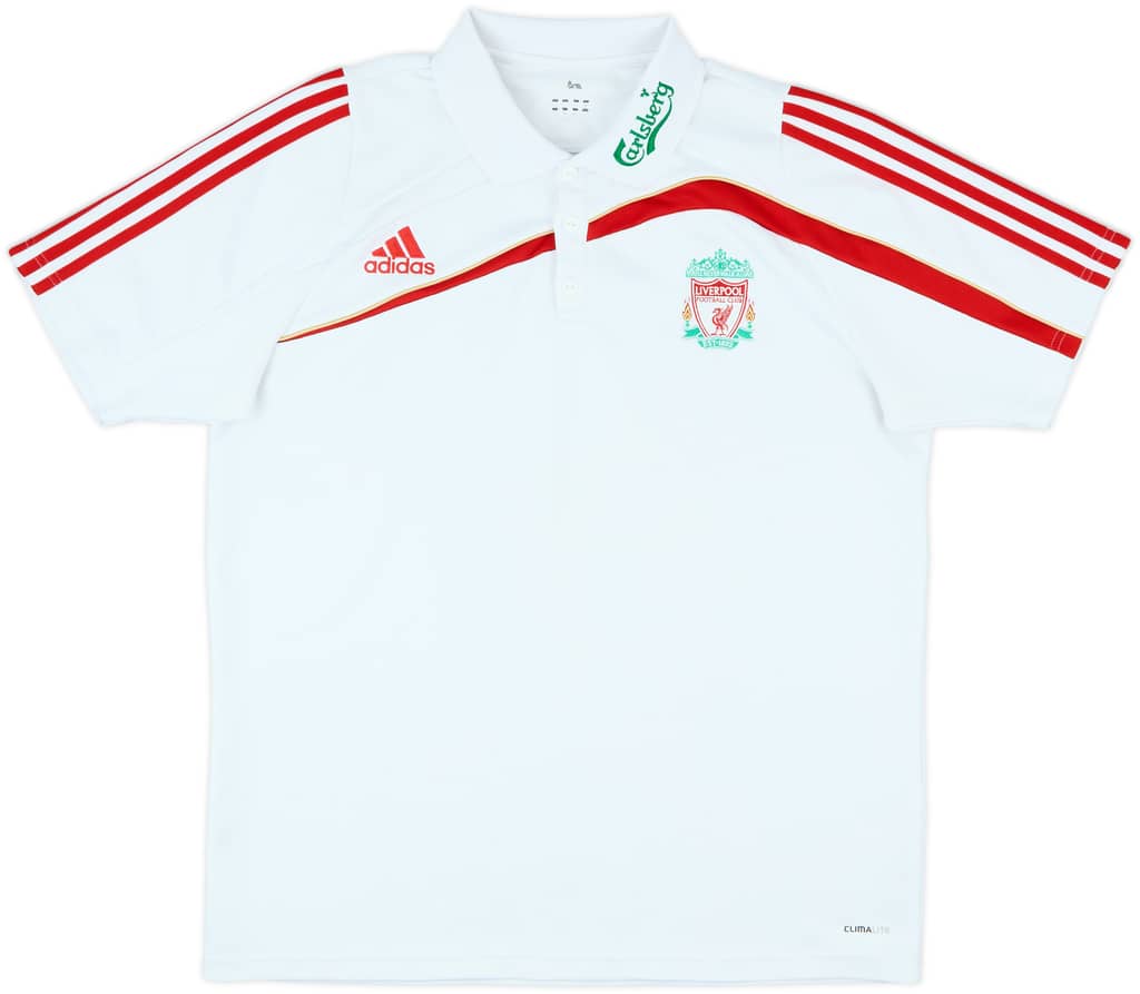 2009-10 Liverpool adidas Polo Shirt - 8/10 - (XL)