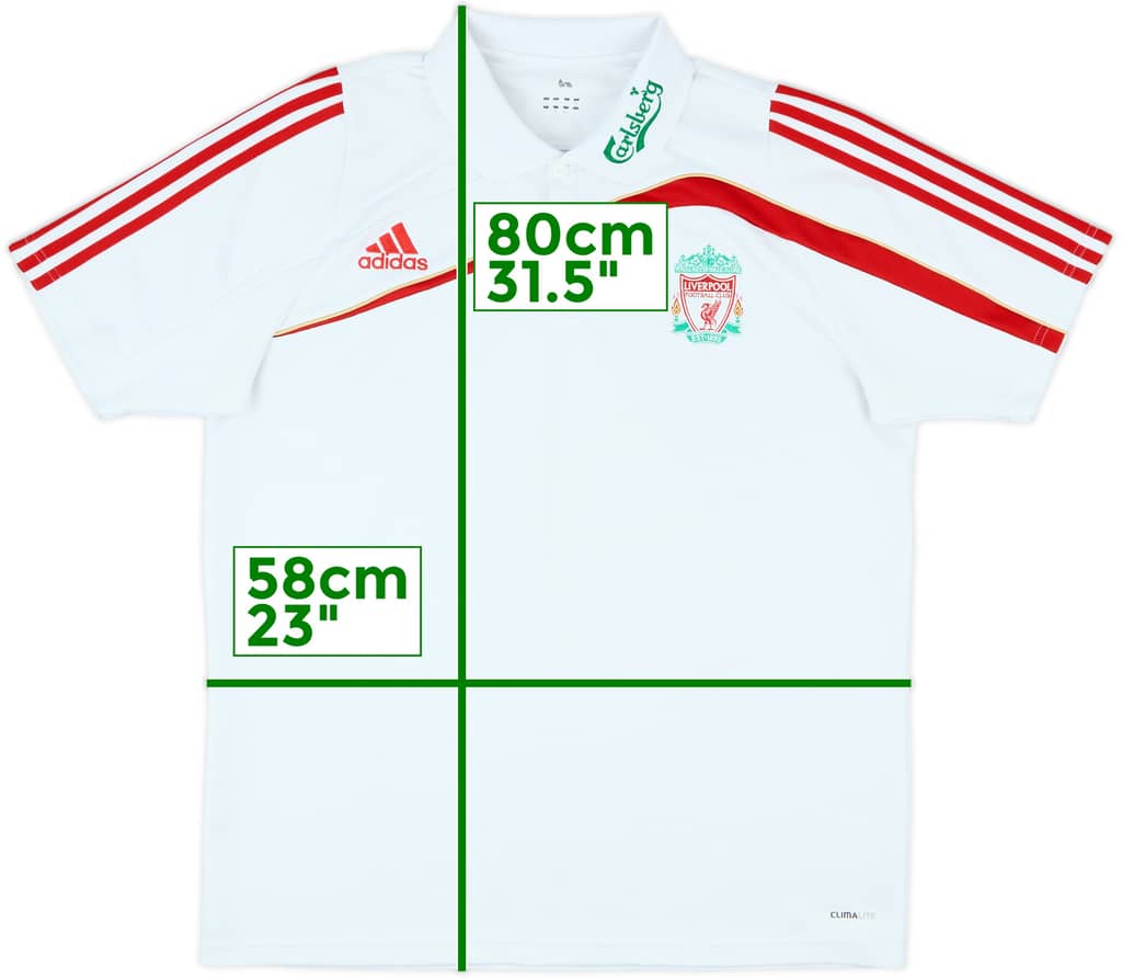 2009-10 Liverpool adidas Polo Shirt - 8/10 - (XL)