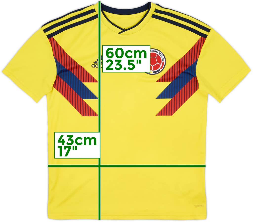 2018-19 Colombia Home Shirt - 6/10 - (L.Boys)