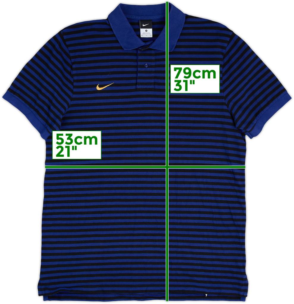 2011-12 Inter Milan Nike Polo Shirt - 9/10 - (XL)