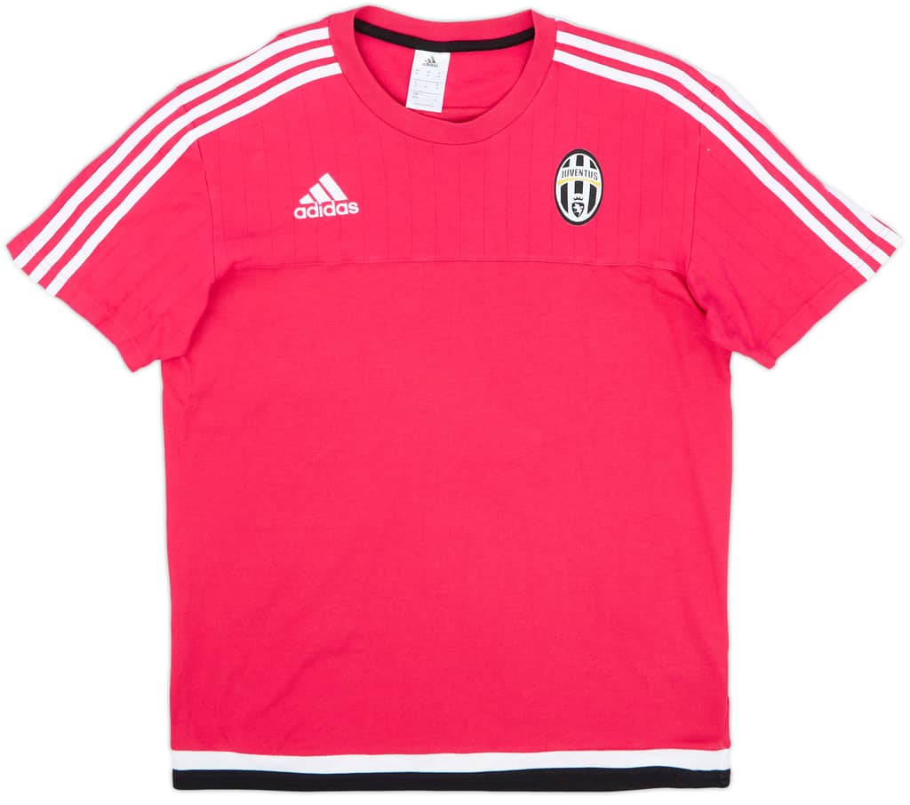 2015-16 Juventus adidas Cotton Tee - 8/10 - (M)