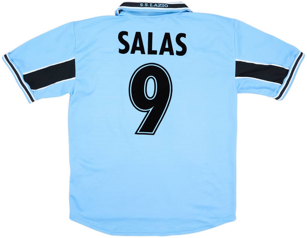 1998-00 Lazio Signed Home Shirt Salas #9 - 9/10 - (L)