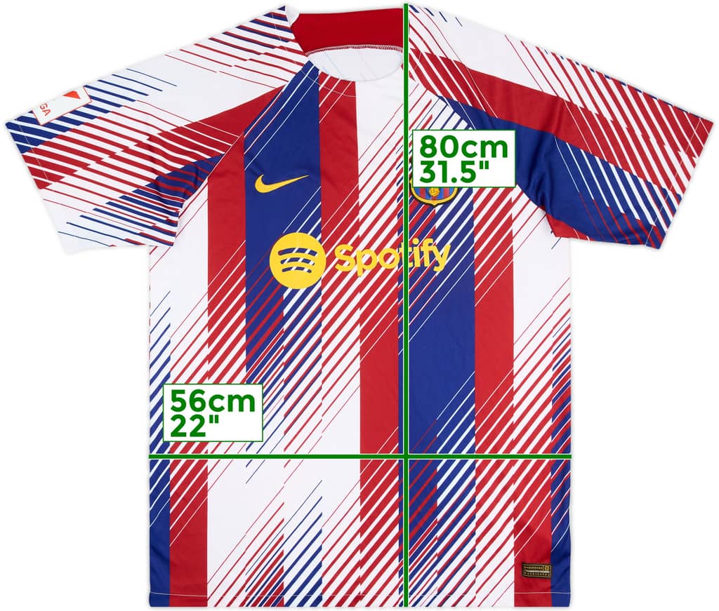 2023-24 Barcelona Nike Training Shirt - 8/10 - (XXL)