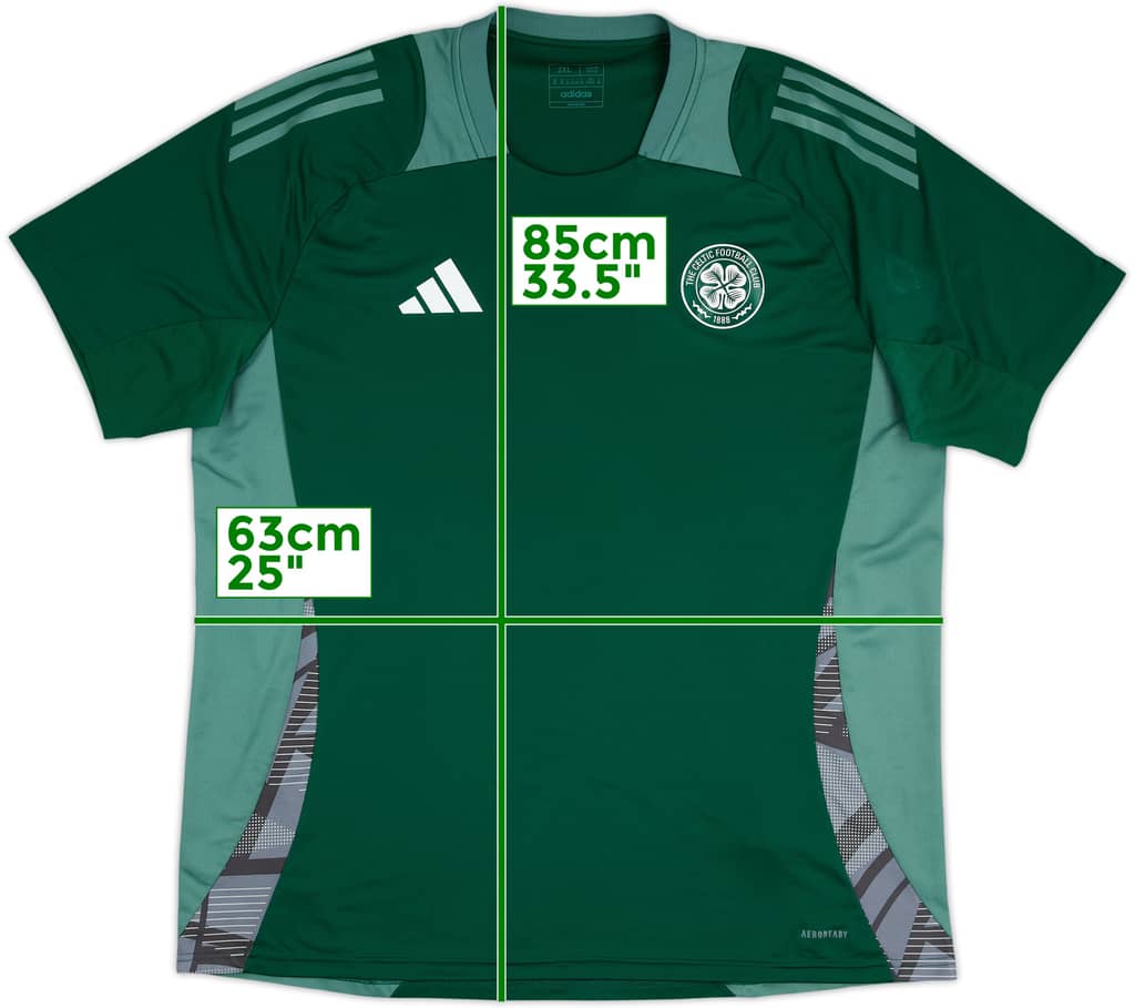 2024-25 Celtic adidas Training Shirt - 8/10 - (XXL)