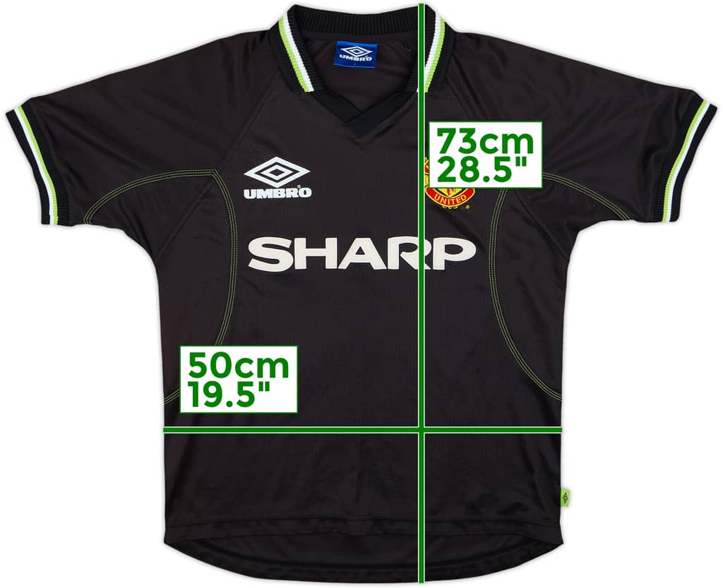 1998-99 Manchester United Third Shirt - 7/10 - (15-16 Years)