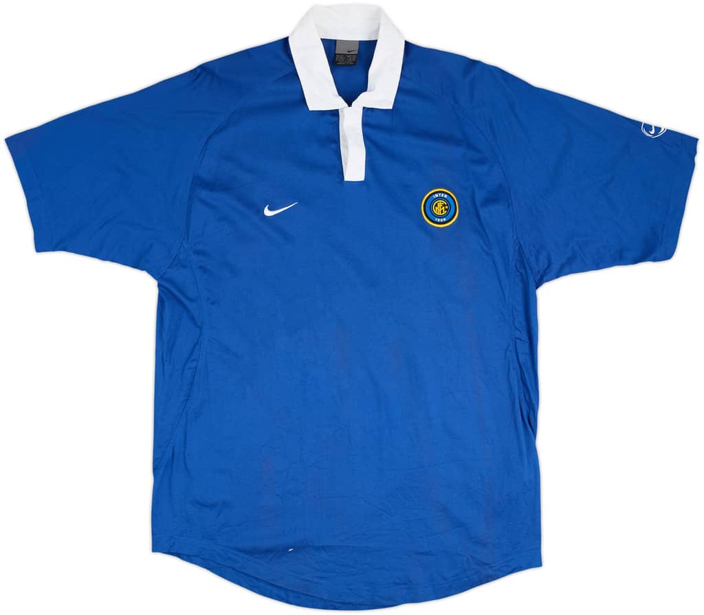 2003-04 Inter Milan Nike Polo Shirt - 6/10 - (XL)