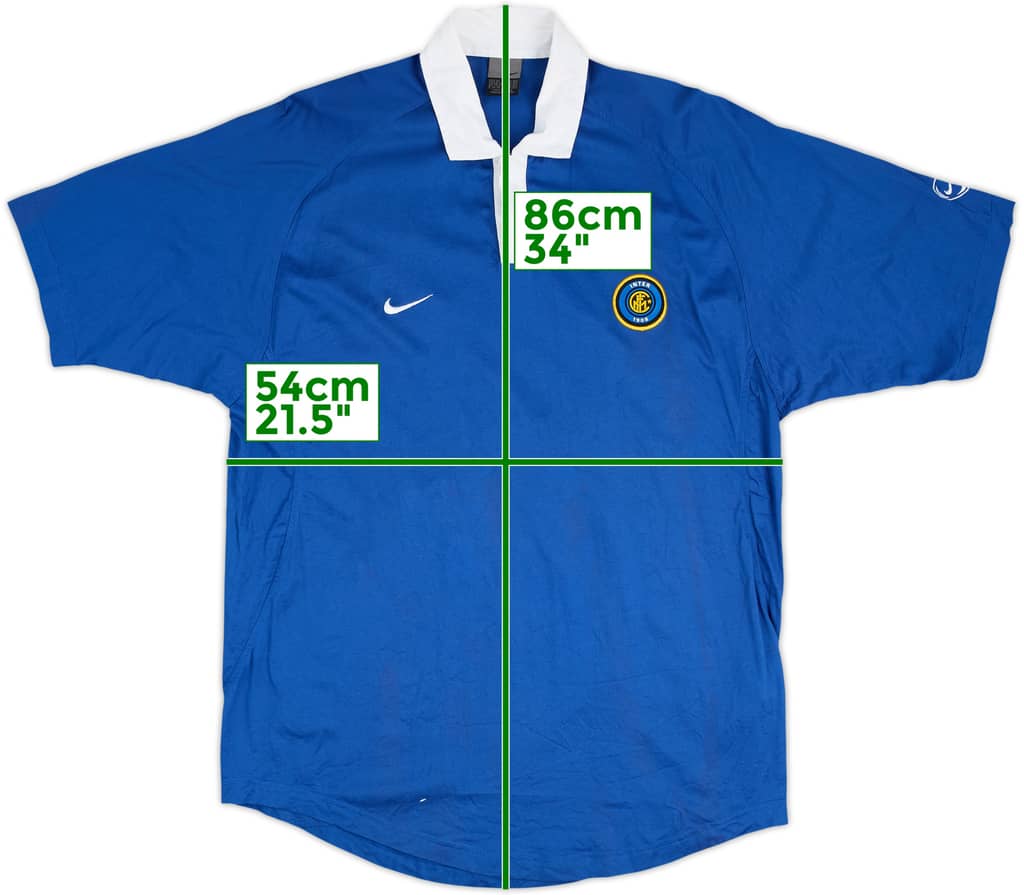 2003-04 Inter Milan Nike Polo Shirt - 6/10 - (XL)