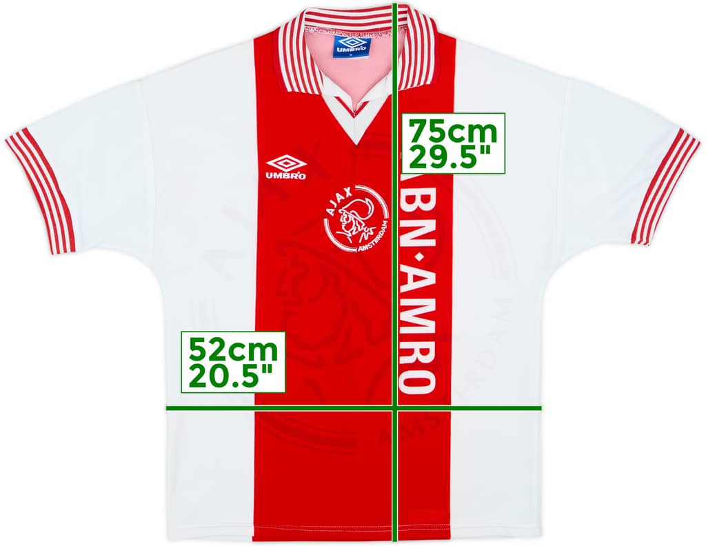 1995-96 Ajax Home Shirt - 6/10 - (M)