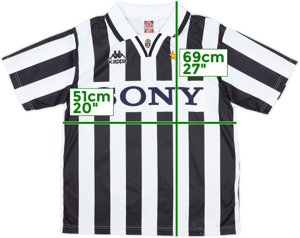 1995-97 Juventus Basic Home Shirt - 8/10 - (S)