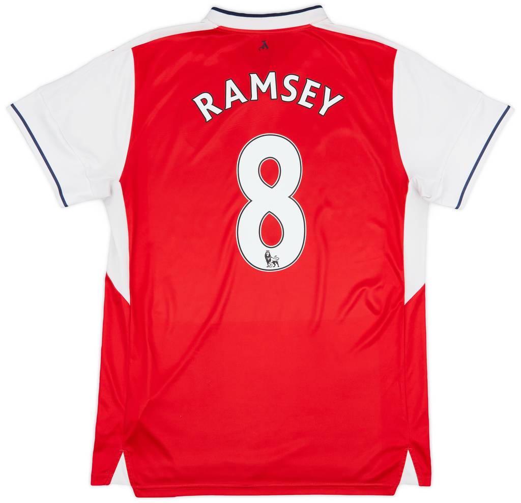 2016-17 Arsenal Home Shirt Ramsey #8 - 7/10 - (L)