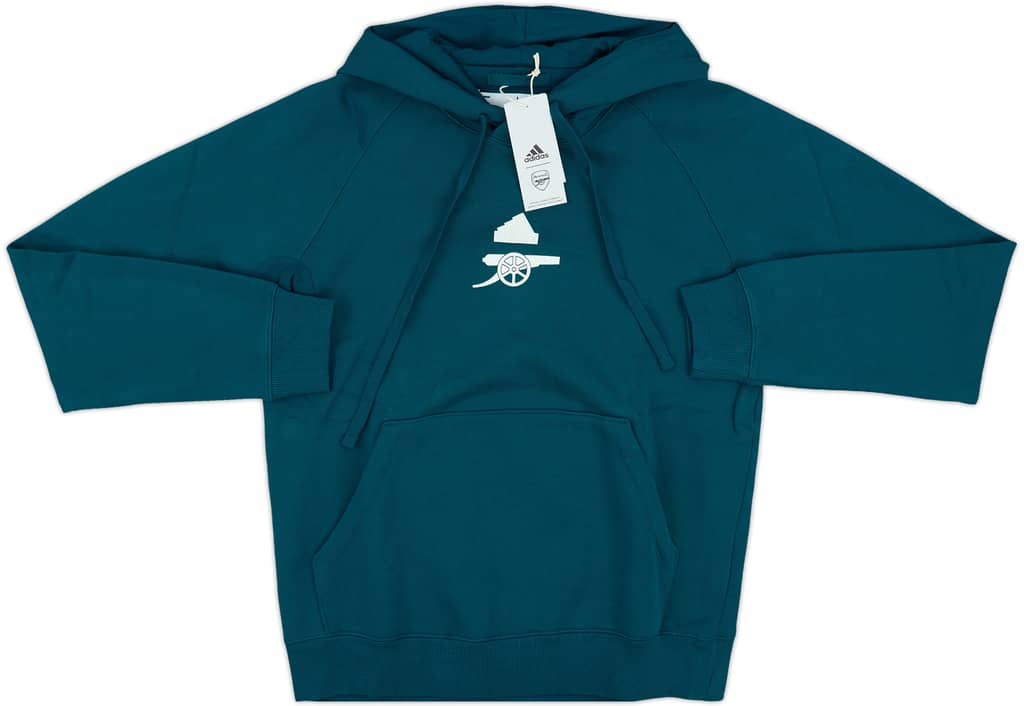 2023-24 Arsenal adidas Hooded Sweat Top (XS)