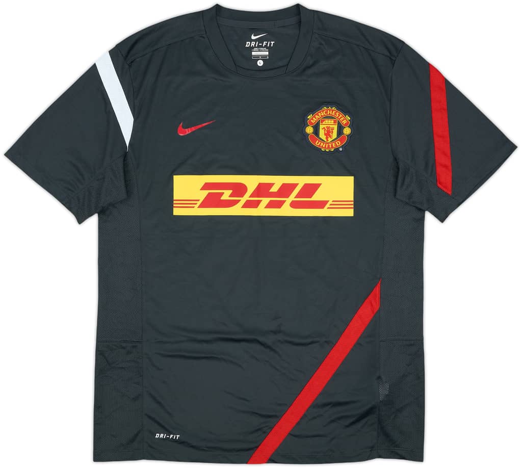 2012-13 Manchester United Nike Training Shirt - 9/10 - (L)