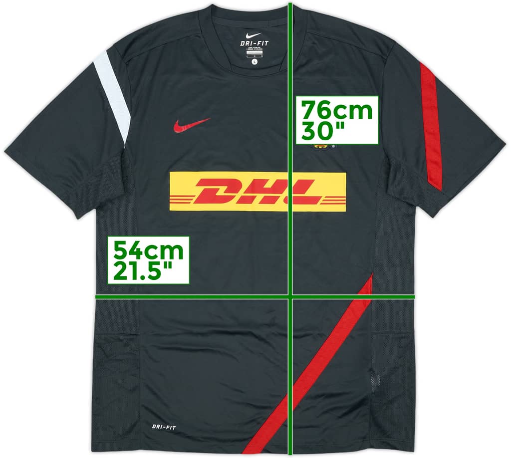 2012-13 Manchester United Nike Training Shirt - 9/10 - (L)