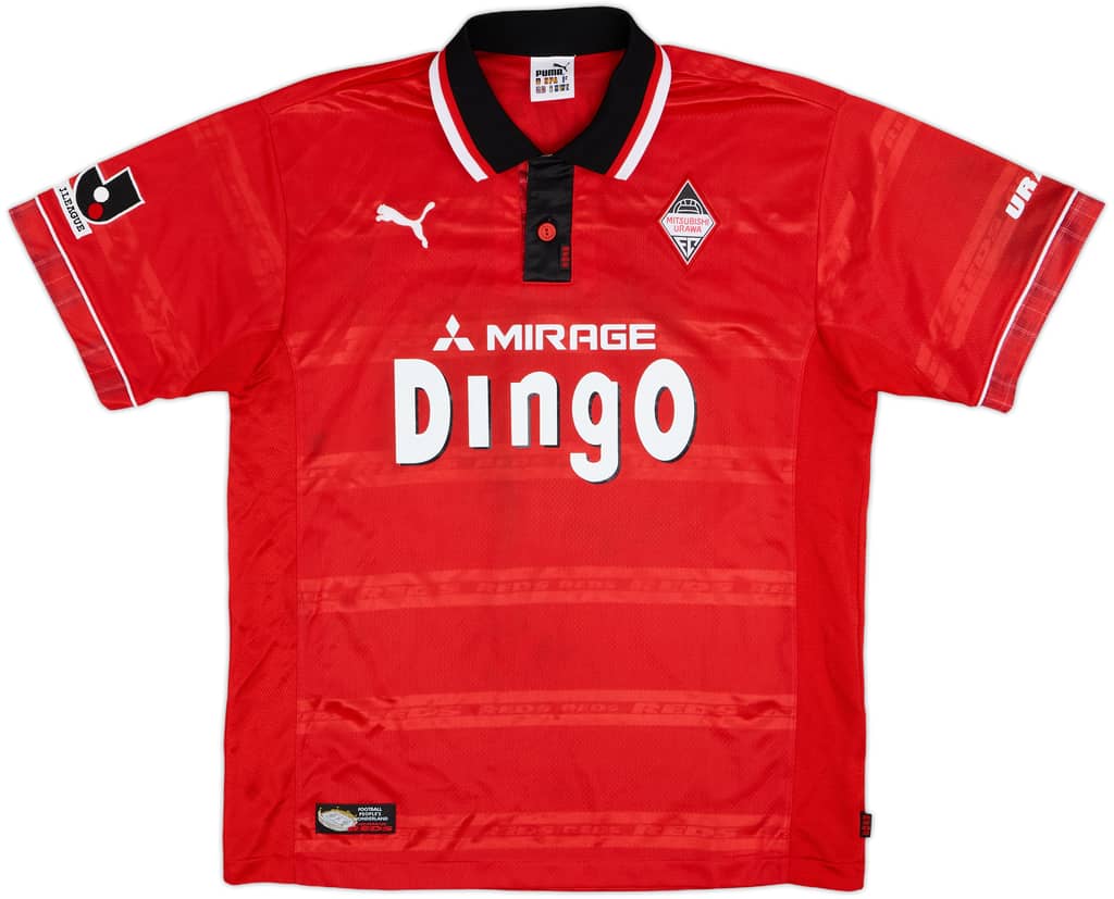 1999-00 Urawa Red Diamonds Home Shirt - 9/10 - (L)