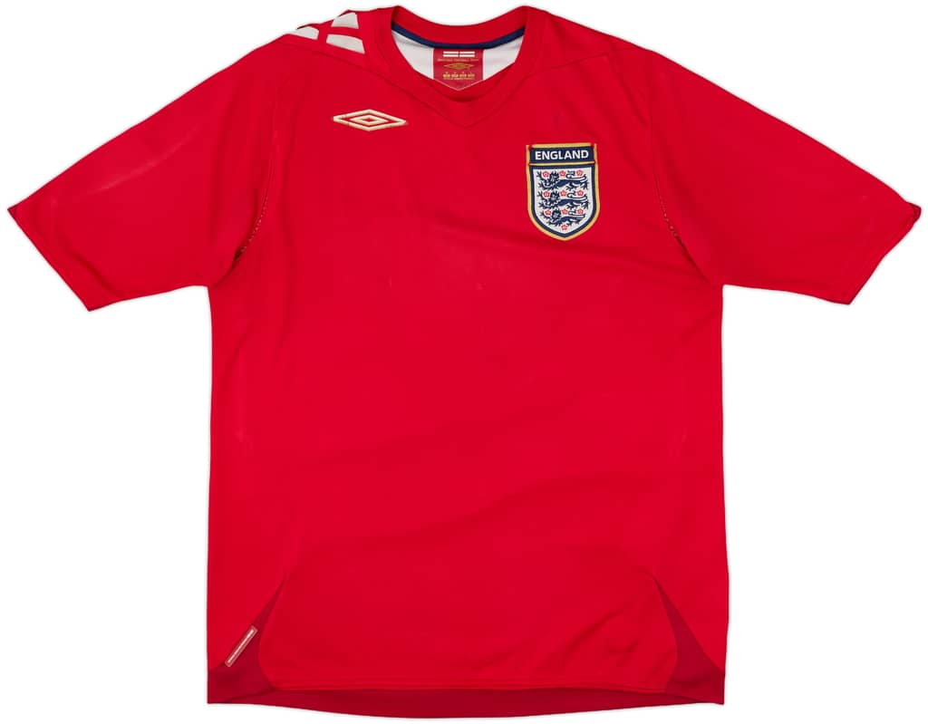 2006-08 England Away Shirt - 5/10 - (M)