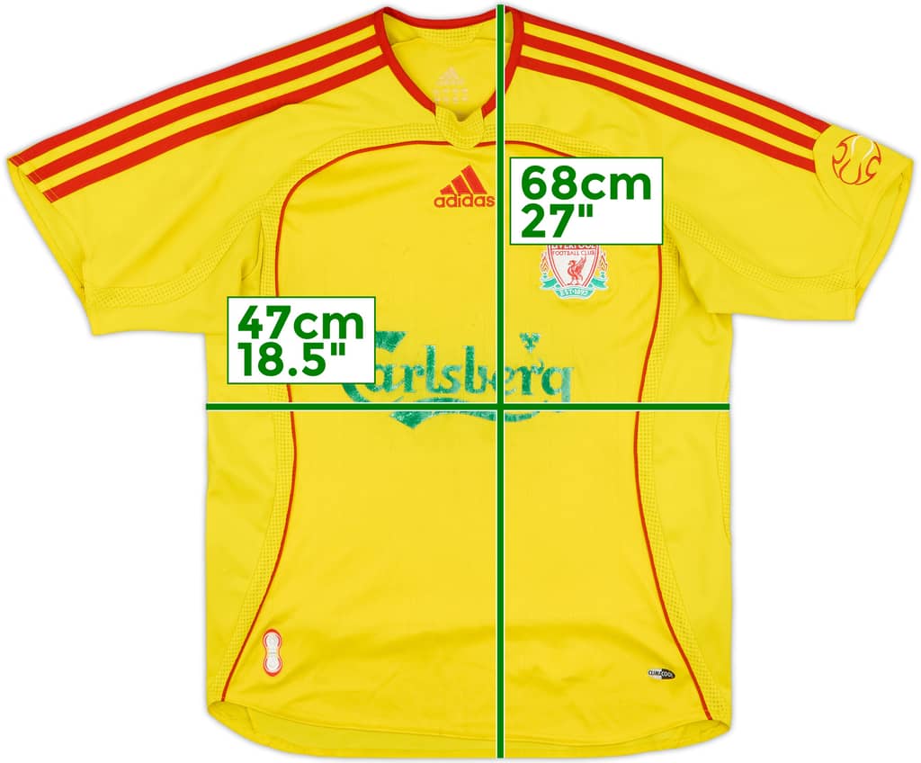 2006-07 Liverpool Away Shirt - 4/10 - (L.Boys)