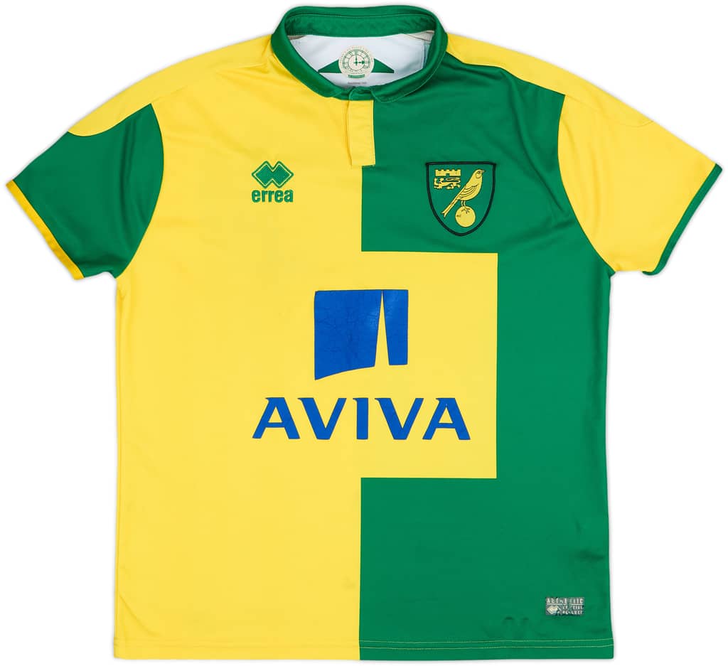2015-16 Norwich Home Shirt - 6/10 - (S)