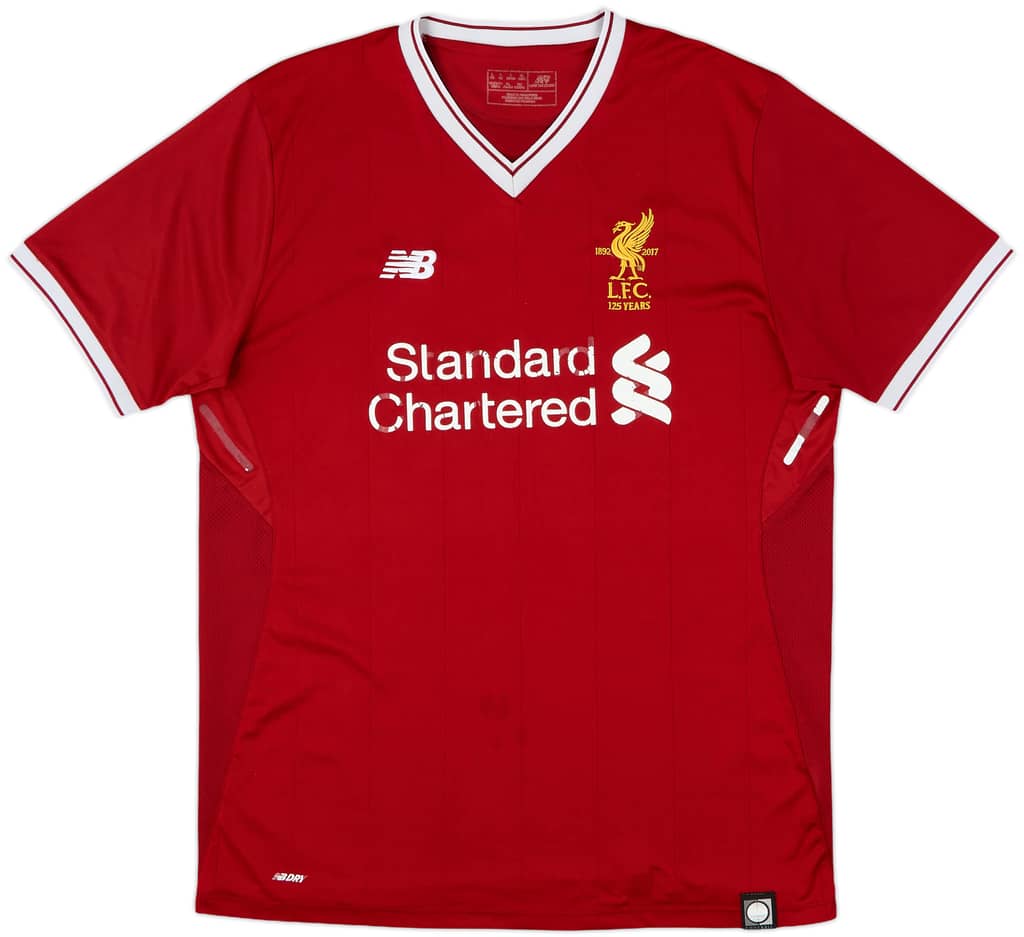 2017-18 Liverpool 125 Years Home Shirt - 4/10 - (L)