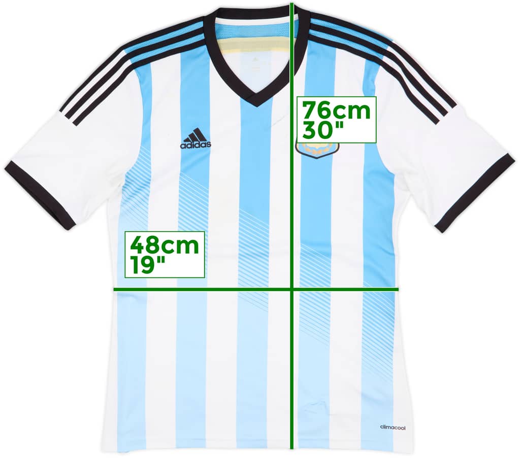 2013-15 Argentina Home Shirt - 6/10 - (L)