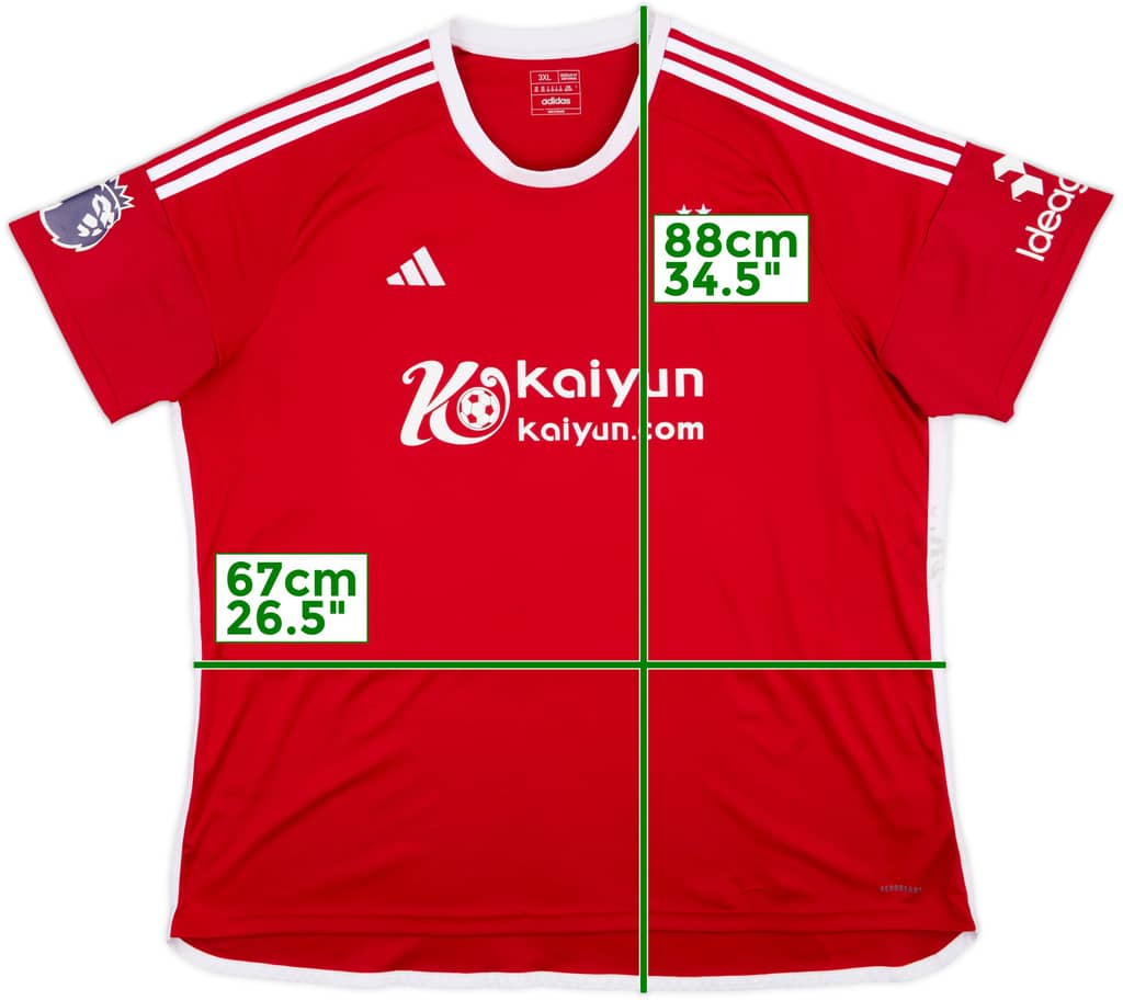 2023-24 Nottingham Forest Home Shirt - 9/10 - (3XL)