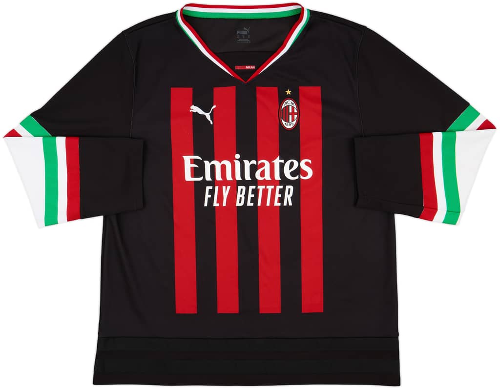 2022-23 AC Milan Puma Winter Top - 10/10 - (XL)