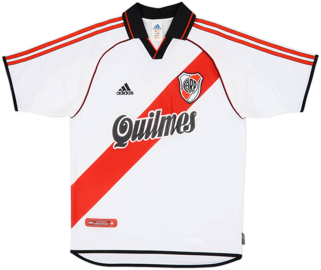 2000-02 River Plate Home Shirt - 8/10 - (M)