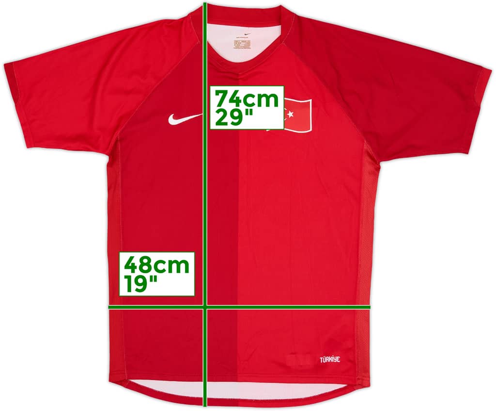 2006-08 Turkey Home Shirt - 8/10 - (S)