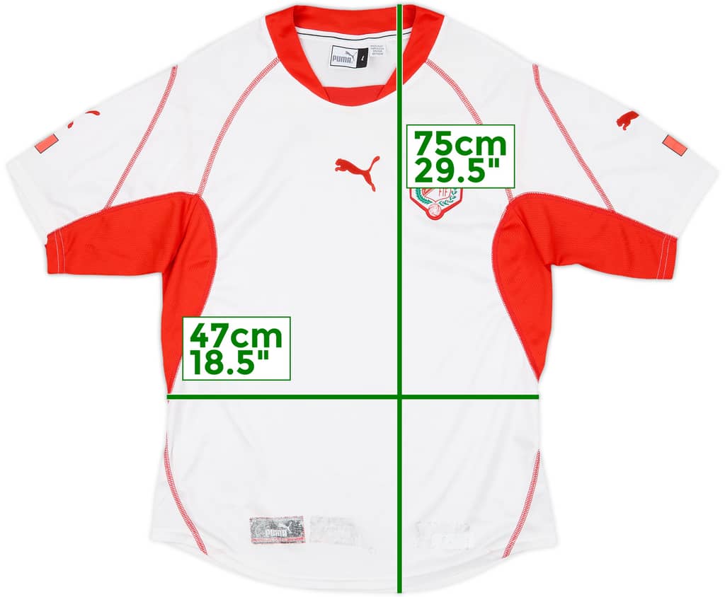 2002-04 Tunisia Home Shirt - 4/10 - (L)