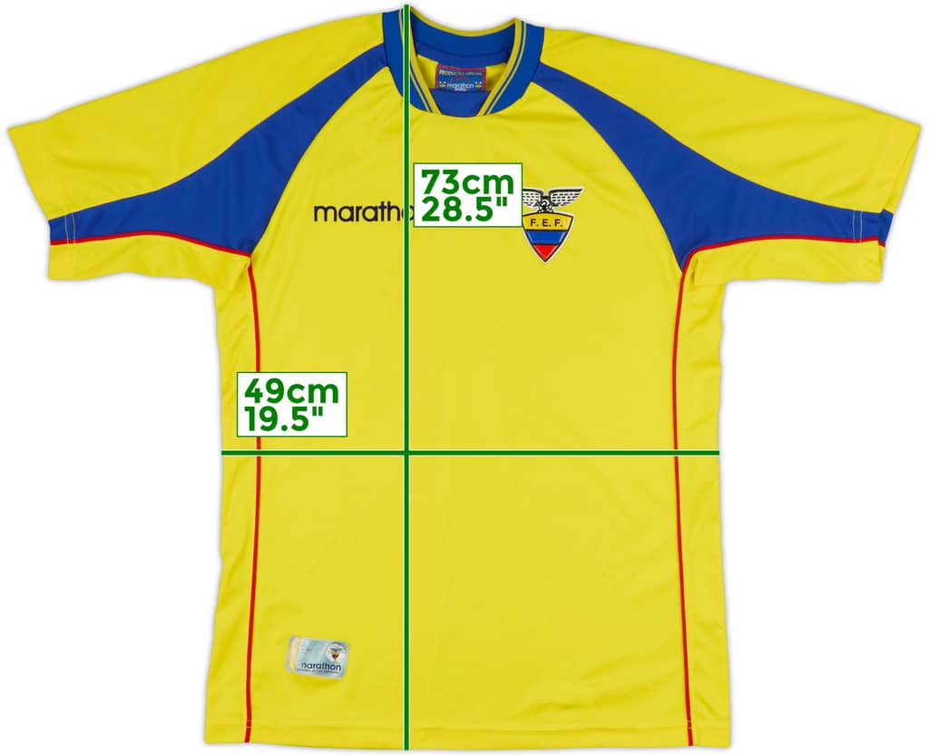 2002-03 Ecuador Home Shirt - 7/10 - (S)