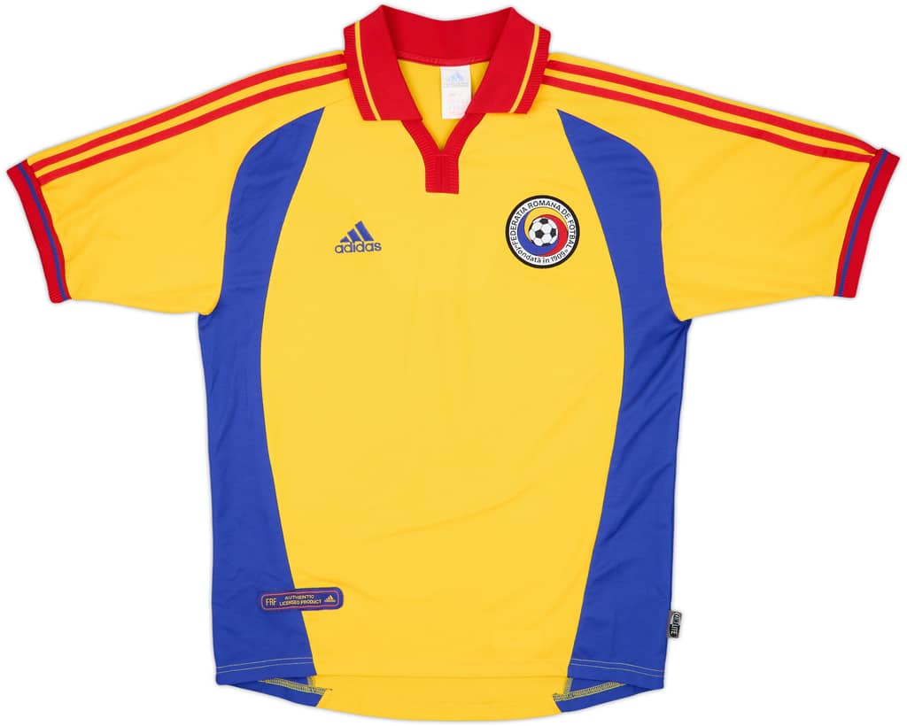 2000-02 Romania Home Shirt - 9/10 - (M)