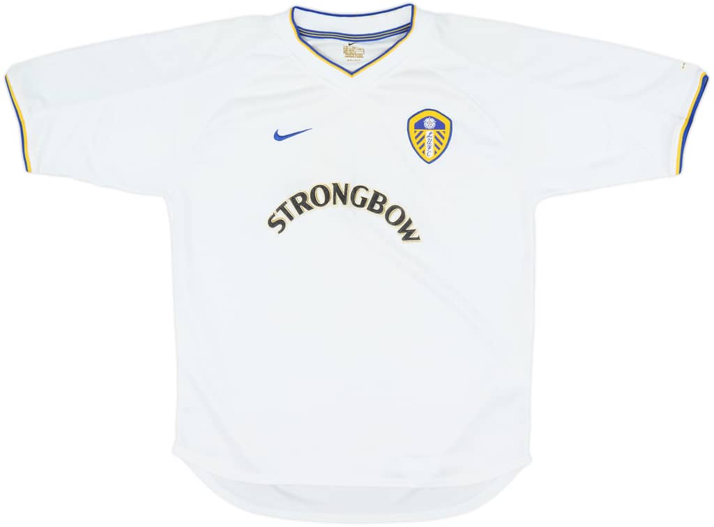 2000-02 Leeds United Home Shirt - 7/10 - (XL.Boys)