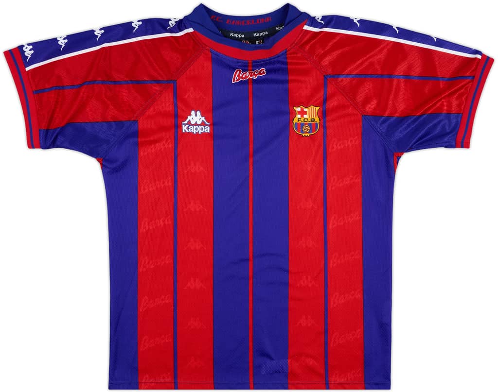 1997-98 Barcelona Home Shirt - 9/10 - (S)