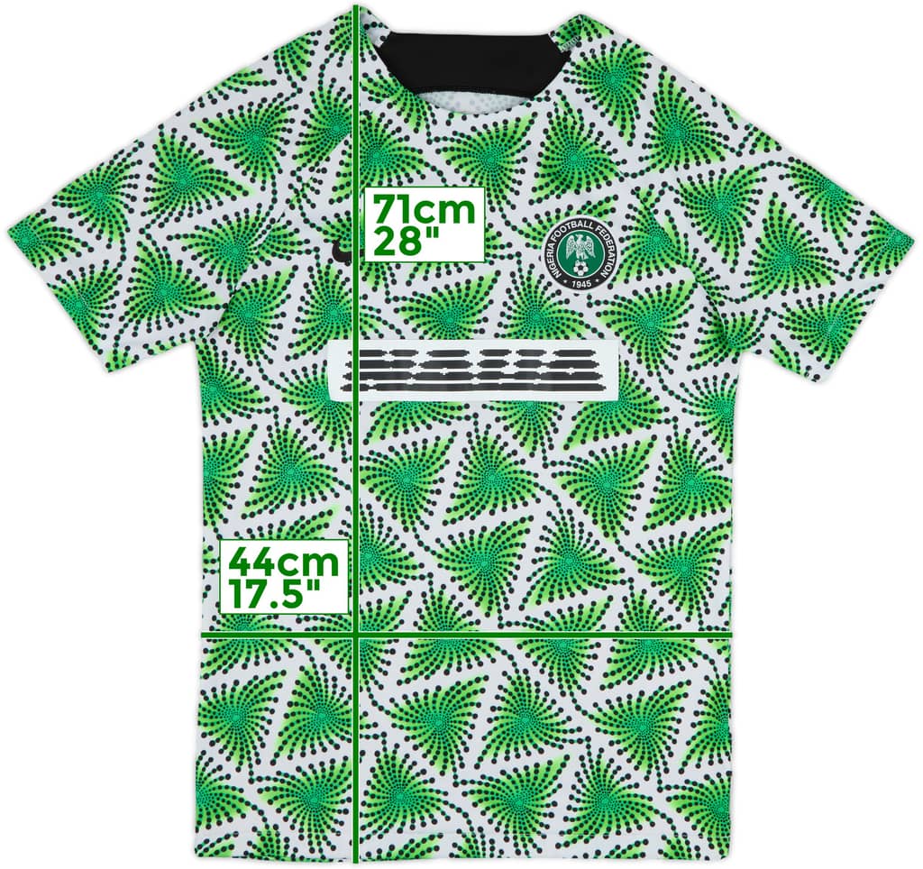2022-23 Nigeria Nike Pre-Match Training Shirt - 8/10 - (S)