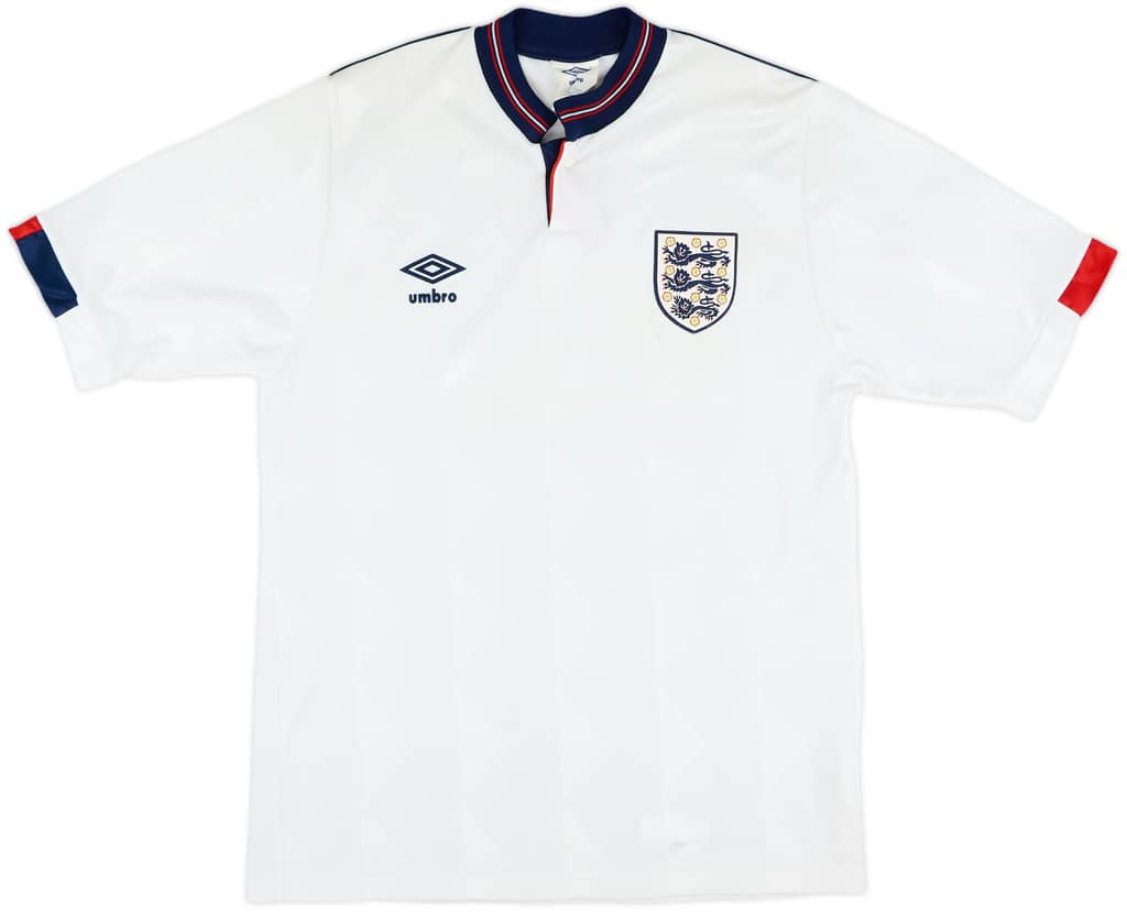 1987-90 England Home Shirt - 10/10 - (M)