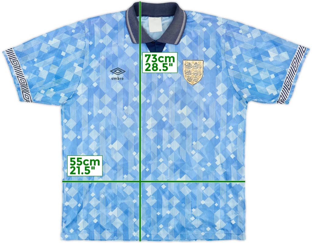 1990-92 England Third Shirt - 5/10 - (L)