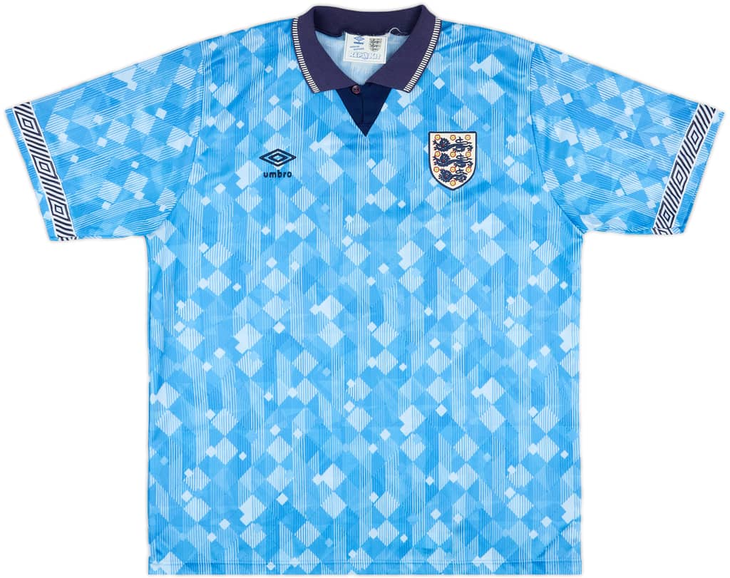 1990-92 England Third Shirt - 8/10 - (L)