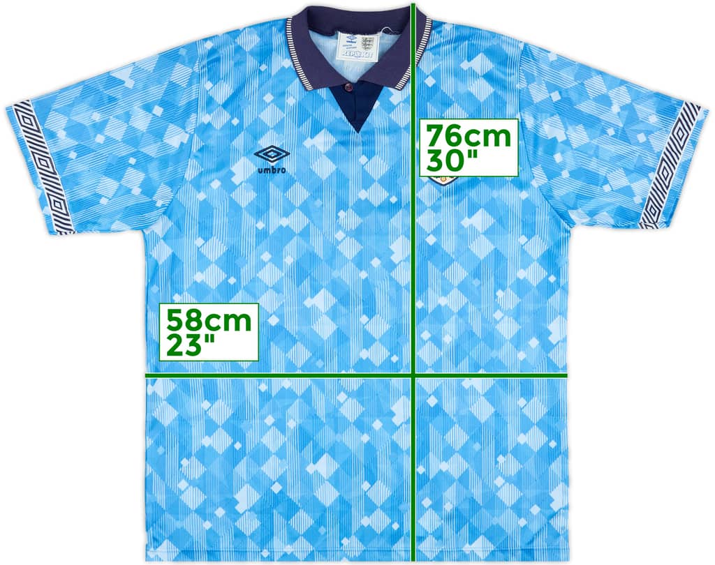 1990-92 England Third Shirt - 8/10 - (L)