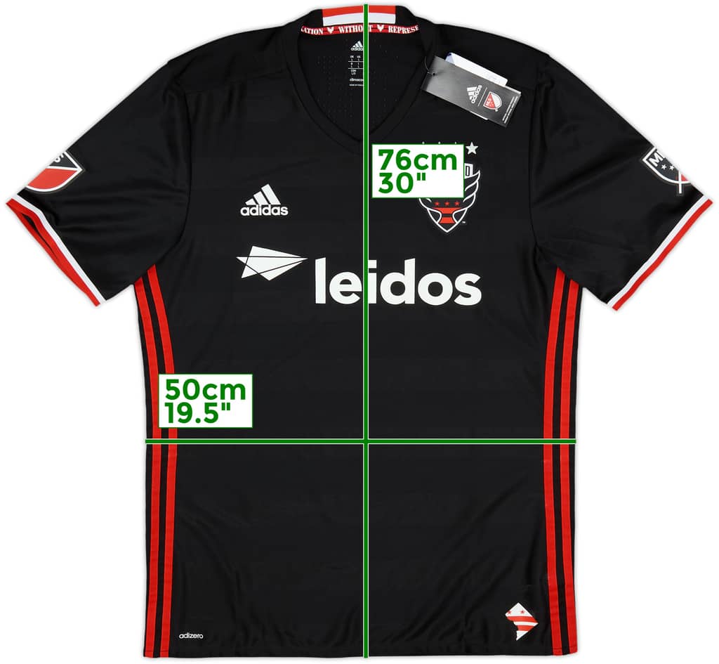 2016 DC United Authentic Home Shirt (L)