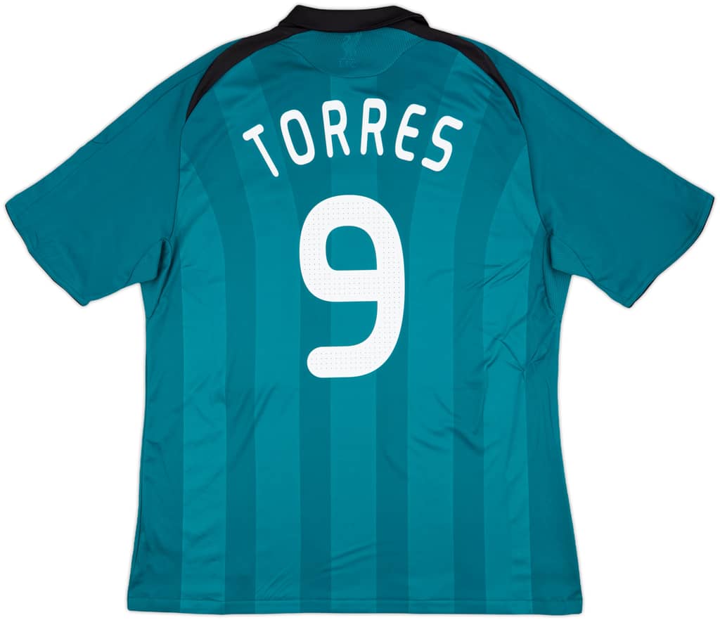 2008-09 Liverpool Third Shirt Torres #9 - 7/10 - (XL)