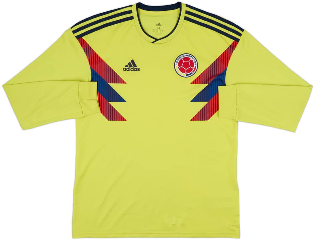 2018-19 Colombia Home L/S Shirt - 6/10 - (M)