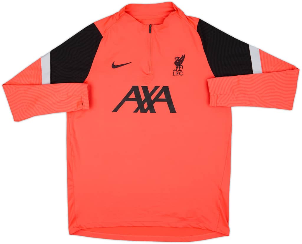 2020-21 Liverpool Nike 1/4 Zip Training Top - 8/10 - (L)