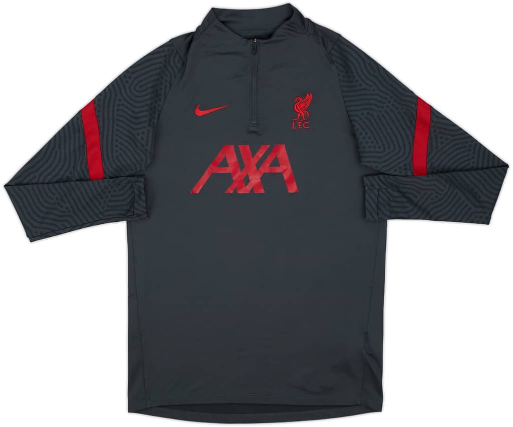 2020-21 Liverpool Nike 1/4 Zip Drill Top - 8/10 - (M)