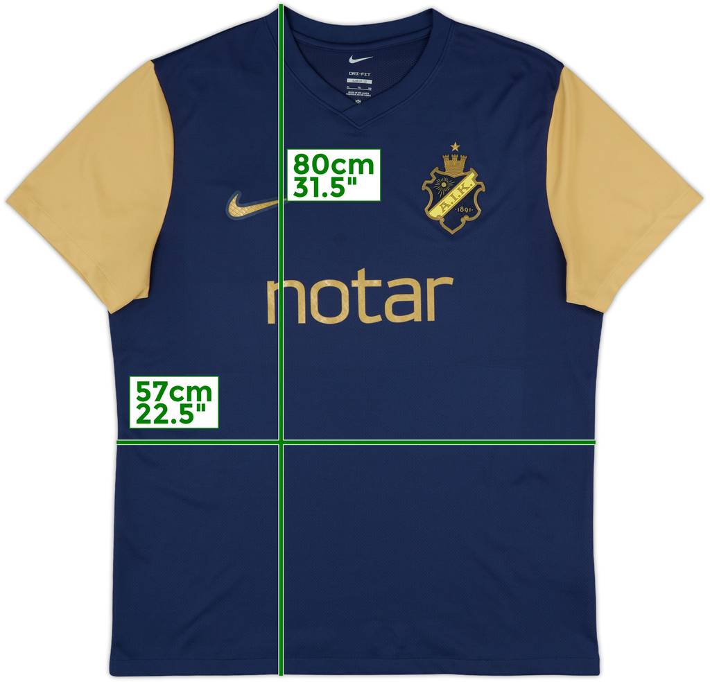 2022-23 AIK Stockholm Nike Training Shirt - 8/10 - (XL)