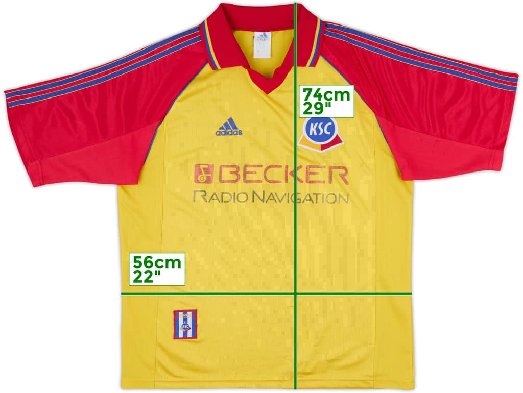 1998-99 Karlsruhe Away Shirt - 6/10 - (L)