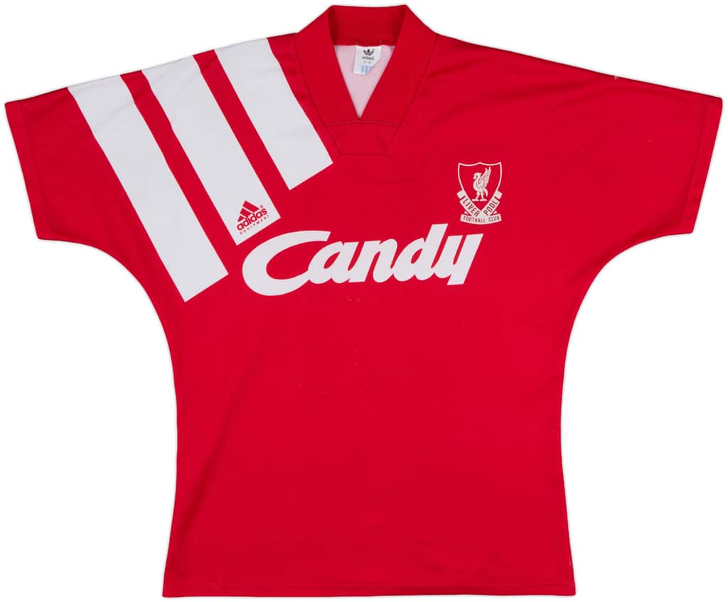 1991-92 Liverpool Home Shirt - 5/10 - (M)