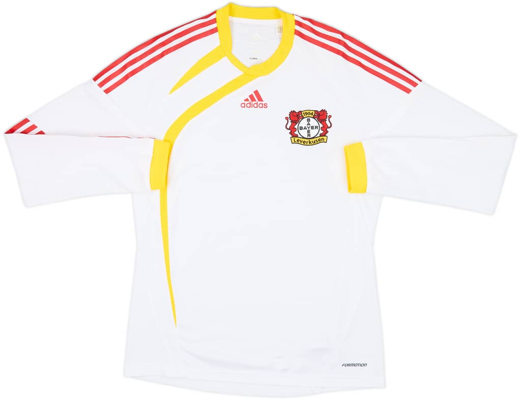 2009-10 Bayer Leverkusen Player Issue Away L/S Shirt - 10/10 - (M)
