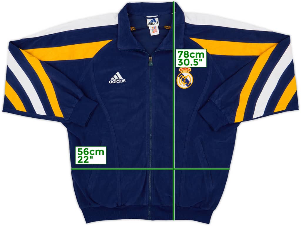 1998-99 Real Madrid adidas Track Jacket - 9/10 - (L)