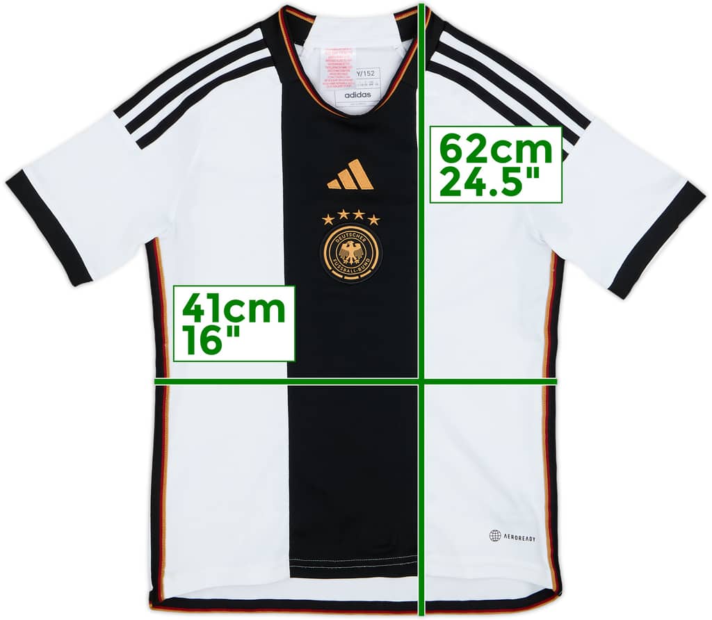 2022-23 Germany Home Shirt - 8/10 - (M.Boys)